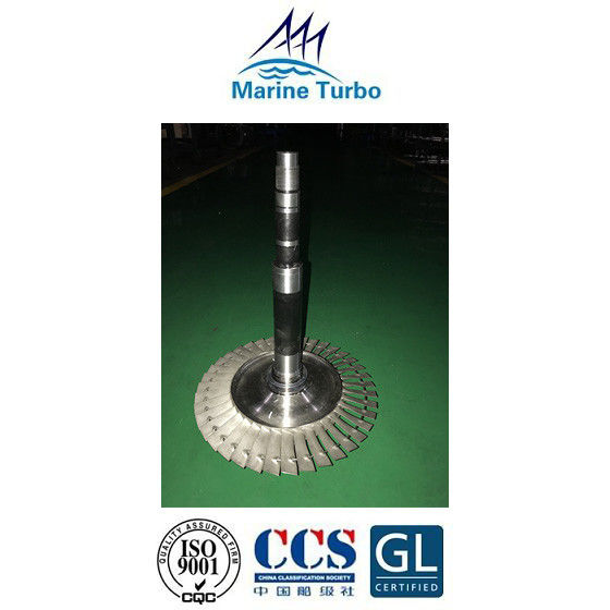 Turbocharger Rotor Shaft / T- TPL65 Bladed Shaft  For Marine Turbocharger Parts Axial Turbine Type